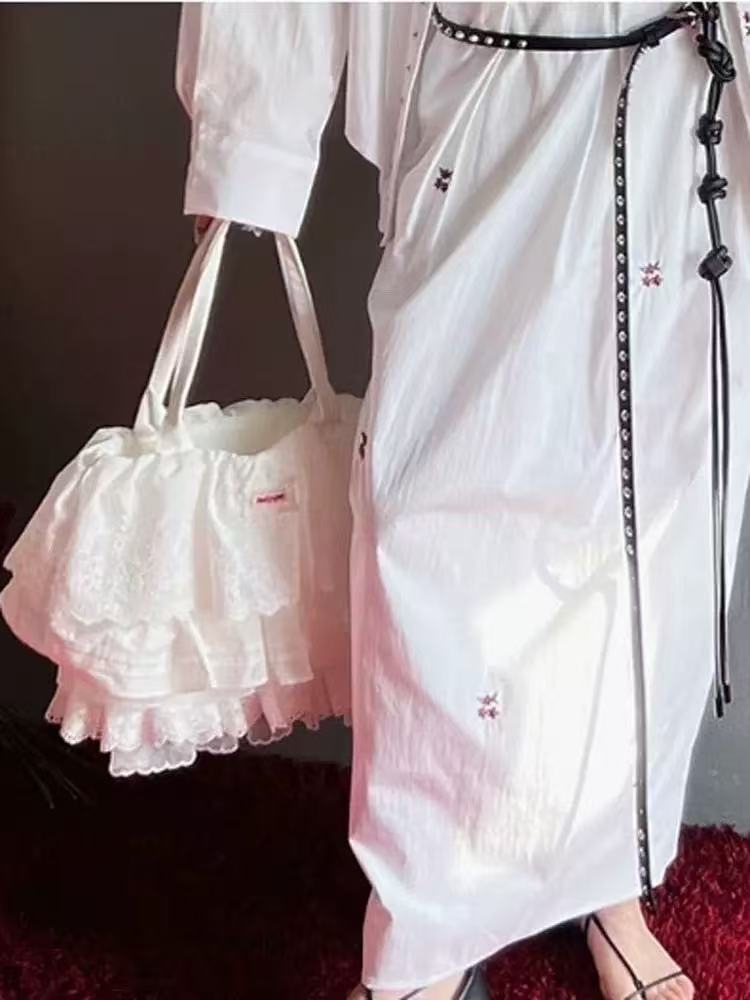 Layered Lace Shoulder Tote Bag for Women - Large Capacity Commuter Bag, 2025 Fashion Trend, Stylish and Versatile Daily Use Layered Lace Shoulder Tote Bag for Women - Large Capacity Commuter Bag, 2025 Fashion Trend, Stylish and Versatile Daily Use