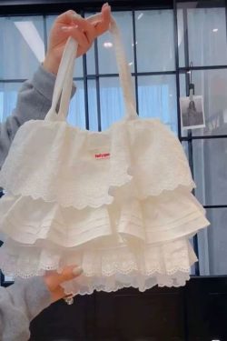 Layered Lace Shoulder Tote Bag for Women - Large Capacity Commuter Bag, 2025 Fashion Trend, Stylish and Versatile Daily Use