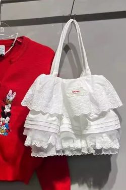 Layered Lace Shoulder Tote Bag for Women - Large Capacity Commuter Bag, 2025 Fashion Trend, Stylish and Versatile Daily Use