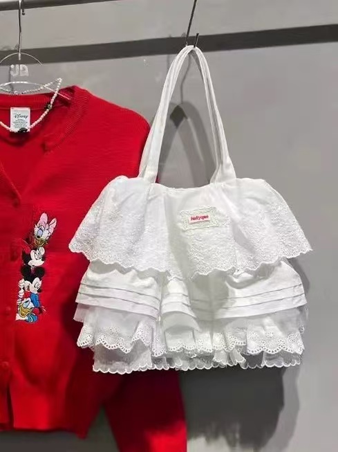 Layered Lace Shoulder Tote Bag for Women - Large Capacity Commuter Bag, 2025 Fashion Trend, Stylish and Versatile Daily Use Layered Lace Shoulder Tote Bag for Women - Large Capacity Commuter Bag, 2025 Fashion Trend, Stylish and Versatile Daily Use