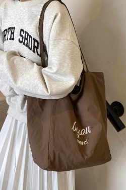 Leopard Print Reversible Canvas Tote Bag for Women, 2025 Trendy Large Capacity College Style Casual Bag