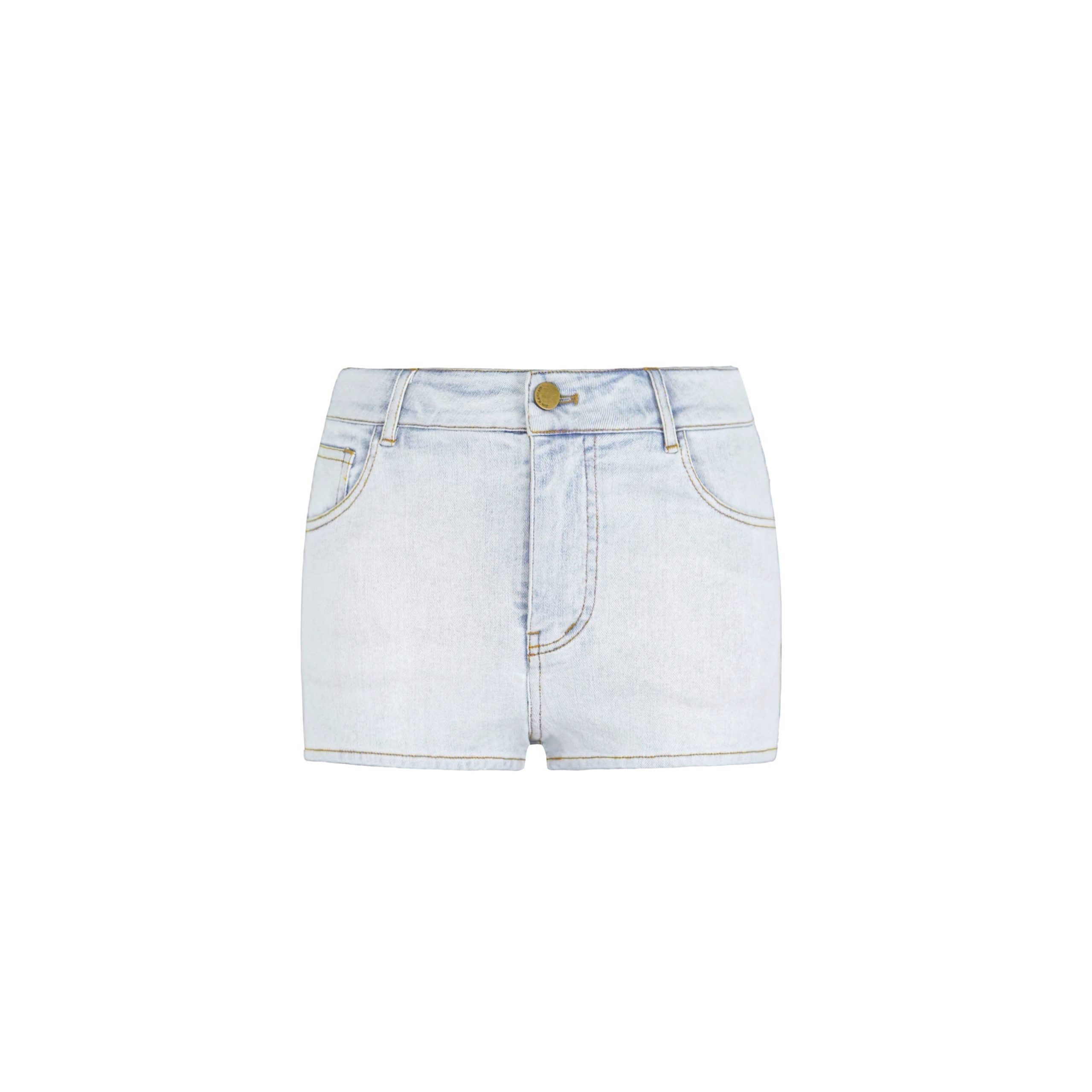Light Blue Washed Stretchy Denim Shorts for Women - Retro 90s Style High-Waisted Casual Summer Shorts Light Blue Washed Stretchy Denim Shorts for Women - Retro 90s Style High-Waisted Casual Summer Shorts