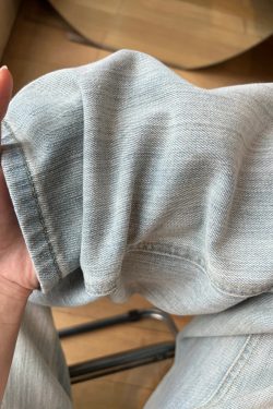 Light-Colored High-Waisted Wide-Leg Denim Pants for Women - Summer 2025 Plus Size Slim-Fit Straight-Leg Style