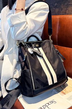 Light Luxury Classic Commuter Backpack for Women - Water-Resistant Dual-Use Shoulder and Backpack, Stylish High-End Design