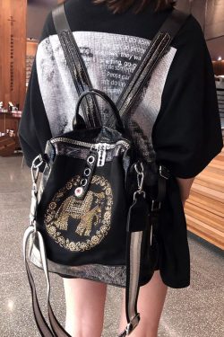 Light Luxury Fashion Backpack for Women - Large Capacity Dual-Use Shoulder Bag, High-End Commuting Style