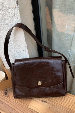 Light Luxury Retro Crossbody Bag for Women - High-End Minimalist Shoulder Bag with Large Capacity for Commuting