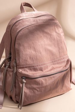 Light Luxury Solid Color Oxford Cloth Backpack for Women - Large Capacity Casual Commuting Bag, Stylish Everyday Essentials