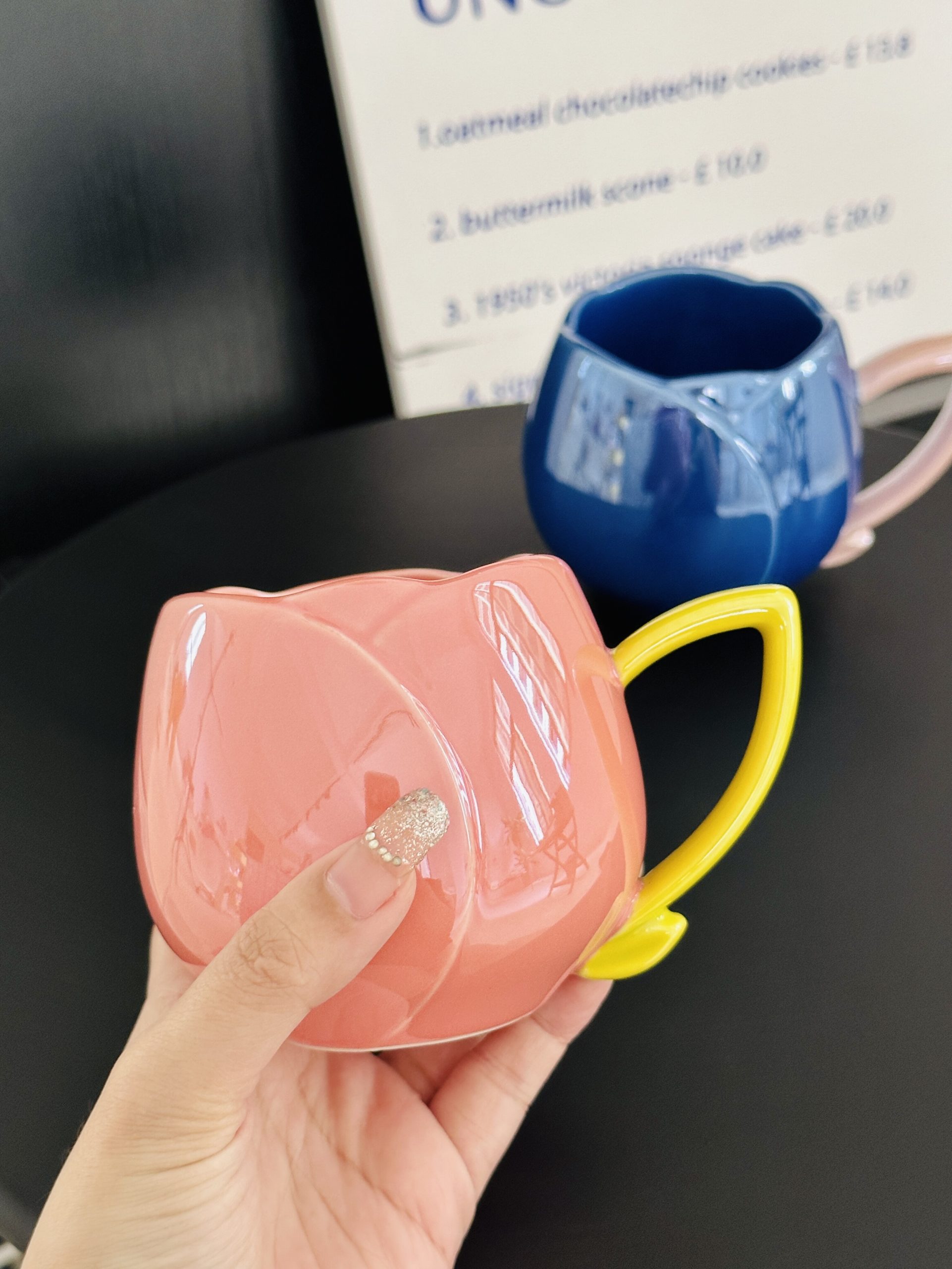 Light Luxury Tulip Ceramic Drinking Cup - Elegant Gift for Girls, Perfect Birthday Mug for Best Friends Light Luxury Tulip Ceramic Drinking Cup - Elegant Gift for Girls, Perfect Birthday Mug for Best Friends