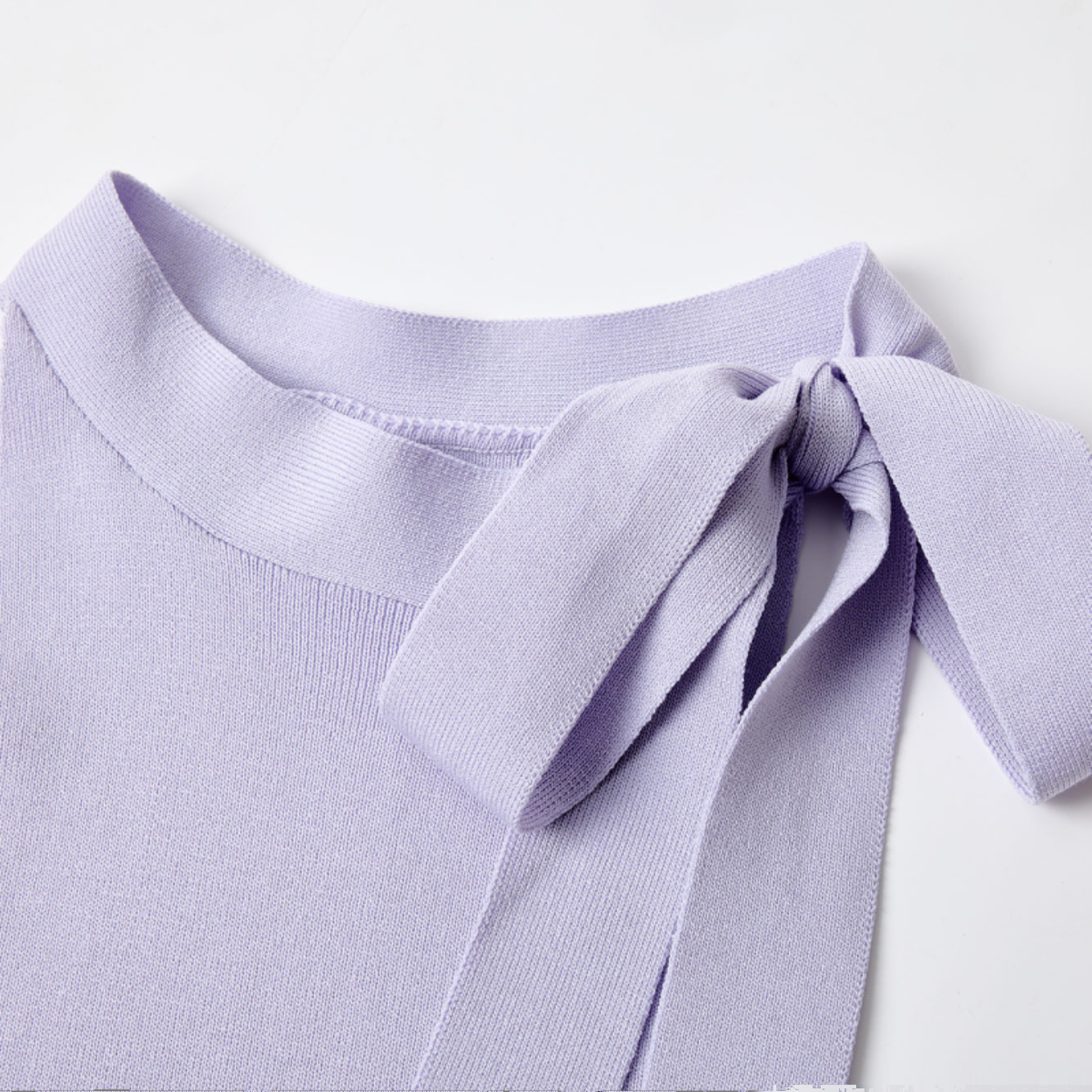 Light Purple Charm Lace-Up Bow Sleeveless Split Tank Top - Unique Women's Summer Fashion in 90s Style Light Purple Charm Lace-Up Bow Sleeveless Split Tank Top - Unique Women's Summer Fashion in 90s Style