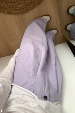 Light Purple Wide-Leg Cropped Jeans for Women - Plus Size, Loose Fit, Flattering for Pear-Shaped Figures, Trendy Casual Style