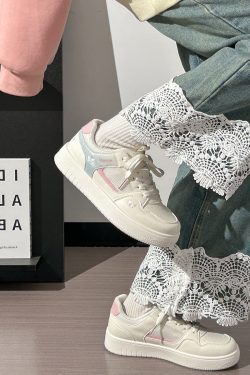 Lightweight Breathable White Sneakers for Women - 2025 Summer Mesh Casual Shoes, Korean Style Versatile Sports Footwear for Students