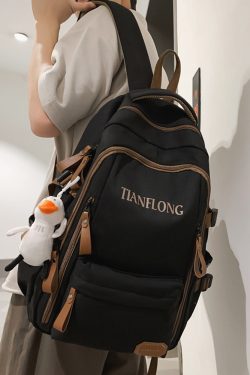 Lightweight Double Shoulder Bag for Girls - Stylish Classroom Backpack for High School & College Students, Travel Laptop Carrier