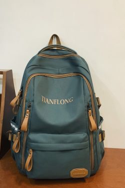 Lightweight Double Shoulder Bag for Girls - Stylish Classroom Backpack for High School & College Students, Travel Laptop Carrier