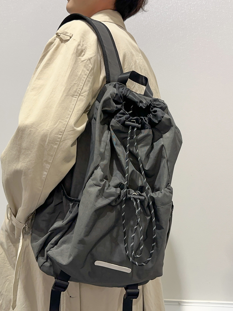 Lightweight Drawstring Backpack for Men - Summer 2025 Outdoor Cycling & Travel Bag, Ideal for School & Mountaineering Adventures Lightweight Drawstring Backpack for Men - Summer 2025 Outdoor Cycling & Travel Bag, Ideal for School & Mountaineering Adventures