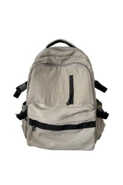 Lightweight French Style Backpack for Girls - Summer Commuter Laptop Bag for High School Students, Travel-Ready Design 2025