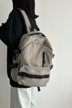 Lightweight French Style Backpack for Girls - Summer Commuter Laptop Bag for High School Students, Travel-Ready Design 2025