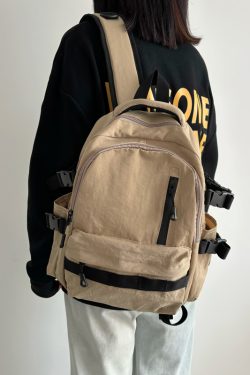 Lightweight French Style Backpack for Girls - Summer Commuter Laptop Bag for High School Students, Travel-Ready Design 2025