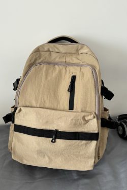 Lightweight French Style Backpack for Girls - Summer Commuter Laptop Bag for High School Students, Travel-Ready Design 2025