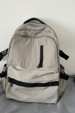 Lightweight French Style Backpack for Girls - Summer Commuter Laptop Bag for High School Students, Travel-Ready Design 2025