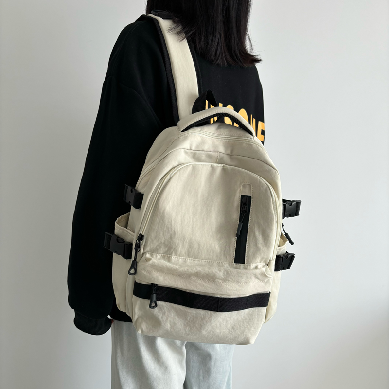 Lightweight French Style Backpack for Girls - Summer Commuter Laptop Bag for High School Students, Travel-Ready Design 2025 Lightweight French Style Backpack for Girls - Summer Commuter Laptop Bag for High School Students, Travel-Ready Design 2025