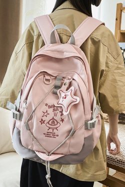 Lightweight Girls' Shoulder Backpack for School & Travel, Large Capacity Design, Stylish and Functional School Bag for Students