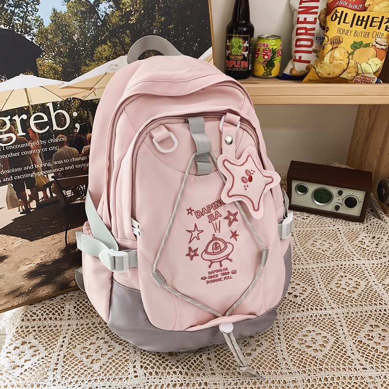 Lightweight Girls' Shoulder Backpack for School & Travel, Large Capacity Design, Stylish and Functional School Bag for Students Lightweight Girls' Shoulder Backpack for School & Travel, Large Capacity Design, Stylish and Functional School Bag for Students