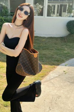 Lightweight High-Waisted Bell-Bottom Pants for Spring & Summer, Stretchy Slim-Fit Draped Wide-Leg Trousers