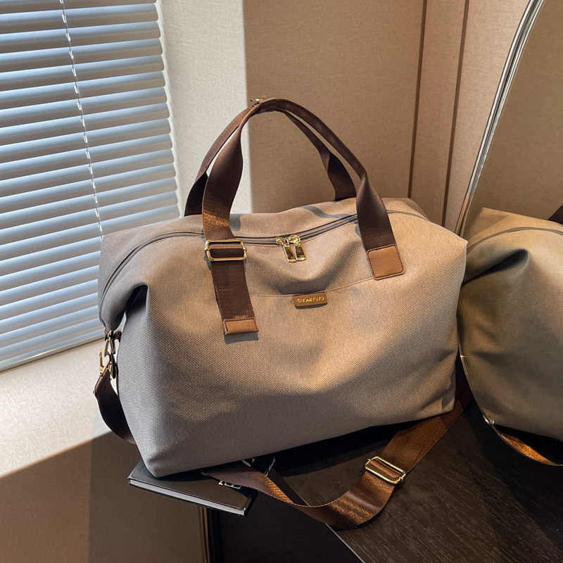 Lightweight Large Capacity Canvas Travel Bag for Women - Commuting, Fitness, and Short-Distance Outing Tote Lightweight Large Capacity Canvas Travel Bag for Women - Commuting, Fitness, and Short-Distance Outing Tote