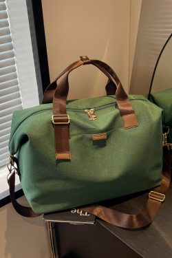 Lightweight Large Capacity Canvas Travel Bag for Women - Commuting, Fitness, and Short-Distance Outing Tote