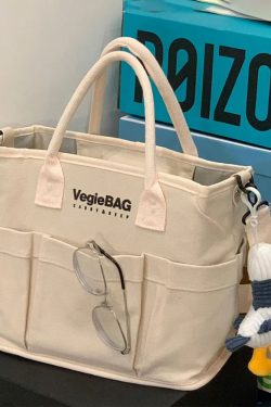 Lightweight Large Capacity Japan Vegiebag Mommy Tote Bag for Mother and Baby – Women's Canvas Diaper Bag