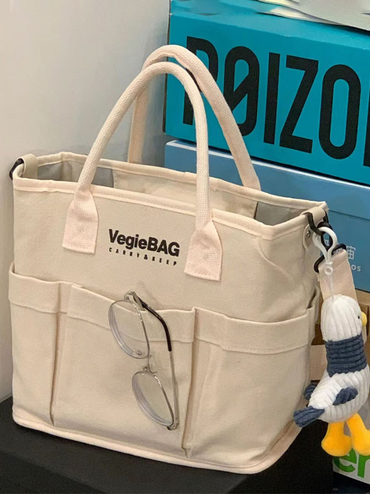 Lightweight Large Capacity Japan Vegiebag Mommy Tote Bag for Mother and Baby – Women's Canvas Diaper Bag Lightweight Large Capacity Japan Vegiebag Mommy Tote Bag for Mother and Baby – Women's Canvas Diaper Bag