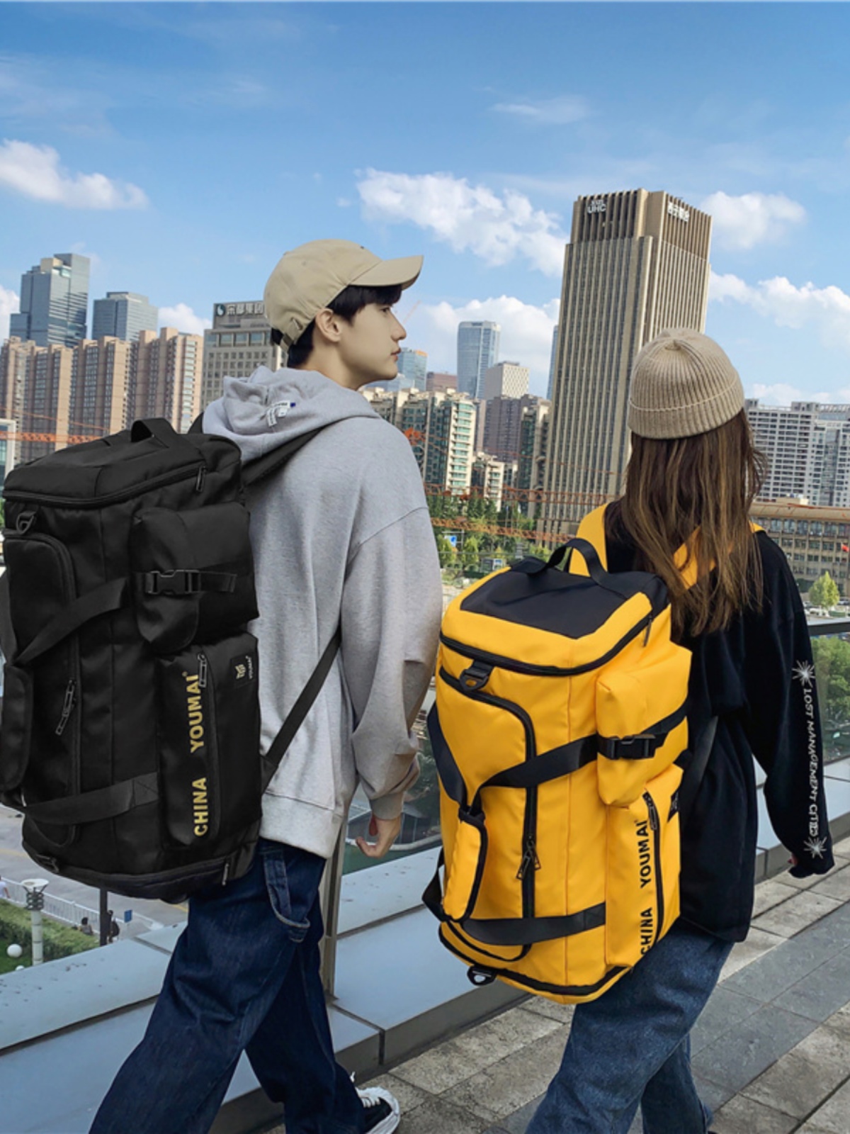 Lightweight Large-Capacity Travel Backpack for Women - Men's Gym Bag with Dry Wet Separation, Ideal for Short-Distance Trips Lightweight Large-Capacity Travel Backpack for Women - Men's Gym Bag with Dry Wet Separation, Ideal for Short-Distance Trips