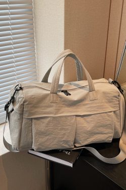 Lightweight Large Capacity Travel Bag for Women and Men, Handheld Crossbody Sports Fitness Bag for Short Trips and Outings