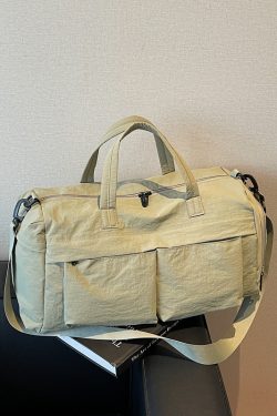 Lightweight Large Capacity Travel Bag for Women and Men, Handheld Crossbody Sports Fitness Bag for Short Trips and Outings