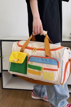 Lightweight Large Capacity Travel Tote Bag for Women - Versatile Gym, Maternity, and Weekend Trip Storage Bag