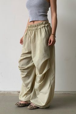 Lightweight Loose Pants with Cloud Waistband for Virtual Abs Line - Zero Gravity Mode, Available in 2 Colors, Trendy Comfort Wear