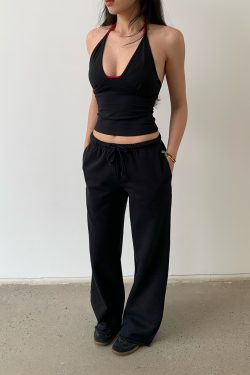 Lightweight Low-Rise Hybrid Sweatpants with Curvy Back Pockets - Comfortable Pajama Pants for Home and Casual Wear