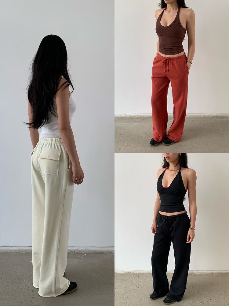 Lightweight Low-Rise Hybrid Sweatpants with Curvy Back Pockets - Comfortable Pajama Pants for Home and Casual Wear Lightweight Low-Rise Hybrid Sweatpants with Curvy Back Pockets - Comfortable Pajama Pants for Home and Casual Wear