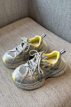 Lightweight Mesh Breathable Dad Shoes for Women, 2025 Summer Casual Sports Footwear, Thick-Soled Height-Increasing Style