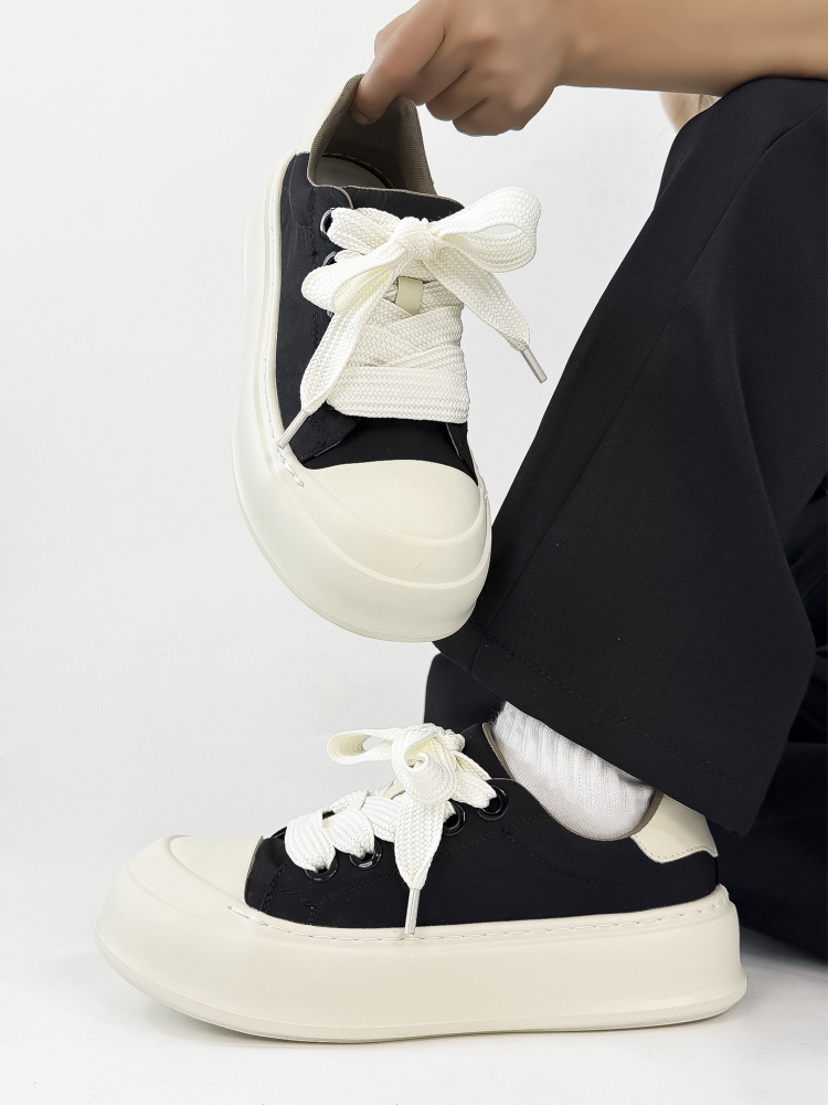 Lightweight Minimalist Milk-Flavored Canvas Shoes for Men, Versatile Thick-Soled Retro Sports Footwear, Ice Silk Casual Sneakers Lightweight Minimalist Milk-Flavored Canvas Shoes for Men, Versatile Thick-Soled Retro Sports Footwear, Ice Silk Casual Sneakers