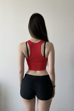 Lightweight Modal Cotton U-Neck Tank Top - Breathable Close-Fitting Design in 4 Colors - Perfect for Summer and Layering