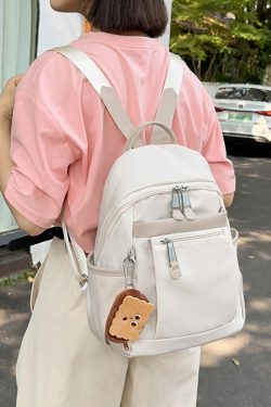 Lightweight Nylon Women's Backpack for Travel & Commuting - 2025 Spring Collection, Stylish & Functional School Bag