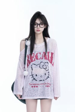 Lightweight Off-Shoulder Long Sleeve Cover-Up T-Shirt for Women - American Style Summer Sun Protection Top