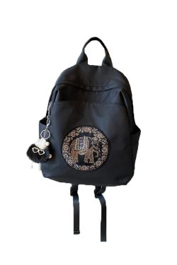 Lightweight Oxford Cloth Backpack for Women - Durable Double Shoulder Bag, Casual School Bag, Versatile Spring 2025 Style