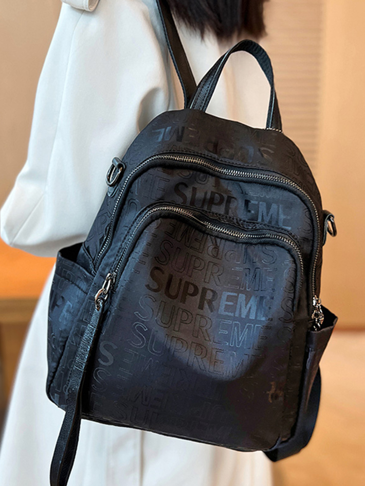 Lightweight Oxford Commuter Backpack - Casual Travel Shoulder Bag with Large Capacity, Dual-Use Design for Everyday Essentials Lightweight Oxford Commuter Backpack - Casual Travel Shoulder Bag with Large Capacity, Dual-Use Design for Everyday Essentials