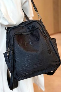 Lightweight Oxford Commuter Backpack - Casual Travel Shoulder Bag with Large Capacity, Dual-Use Design for Everyday Essentials