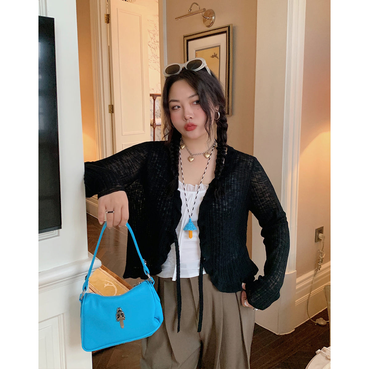 Lightweight Plus Size Ice Silk Knitted Cardigan for Women - 2025 New Spring Summer Sun Protection Top Lightweight Plus Size Ice Silk Knitted Cardigan for Women - 2025 New Spring Summer Sun Protection Top