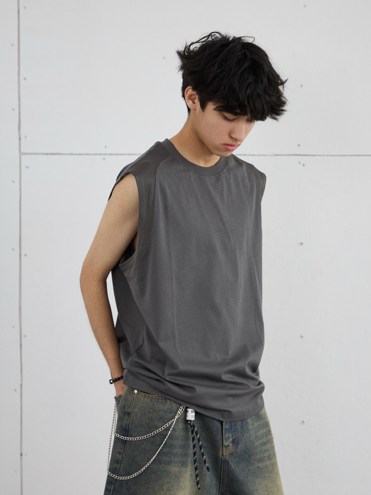 Lightweight Quick-Dry Cotton Basketball Sports Vest - Sleeveless T-Shirt for Activewear, Ideal for Sports and Workouts Lightweight Quick-Dry Cotton Basketball Sports Vest - Sleeveless T-Shirt for Activewear, Ideal for Sports and Workouts