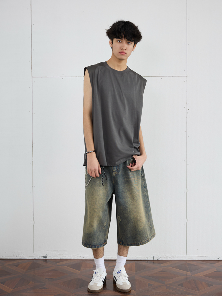 Lightweight Quick-Dry Cotton Basketball Sports Vest - Sleeveless T-Shirt for Activewear, Ideal for Sports and Workouts Lightweight Quick-Dry Cotton Basketball Sports Vest - Sleeveless T-Shirt for Activewear, Ideal for Sports and Workouts