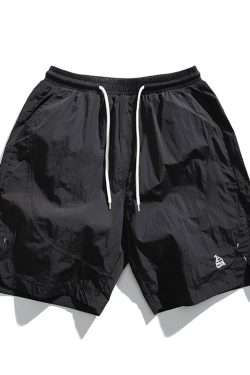 Lightweight Quick-Dry Five-Point Beach Shorts for Men and Women - Casual Outdoor Mountain Style Summer Shorts
